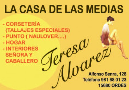 Teresa Álvarez casa de medias Ordes apoya al gallego Serxio a ganar un piso gratis 